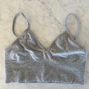 Alo heather grey top